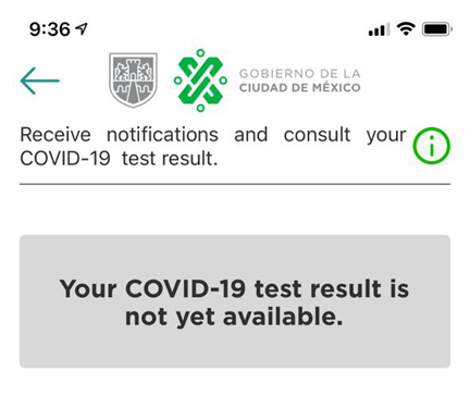 Mexican Covid Test Status